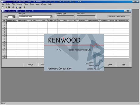Программное обеспечение Kenwood KPG-169DM 